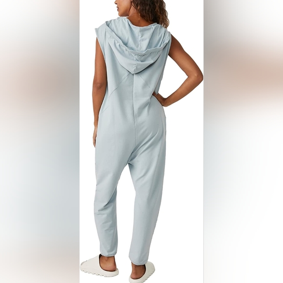 FREE PEOPLE NOTHING BUT SWEATS JUMPSUIT - Picture 2 of 9